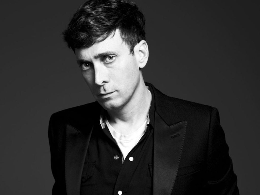 Photographie du portrait de Heidi Slimane, ex directeur artistique de Saint Laurent.
