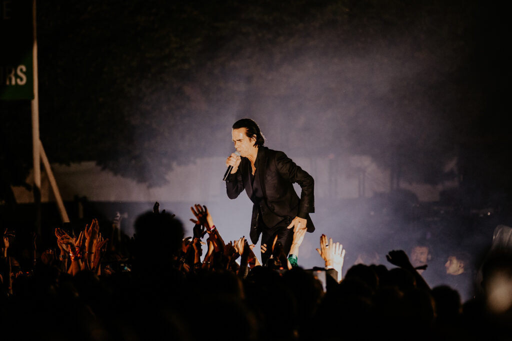 Nick Cave and the Bad Seeds, en concert lors du festival Rock en Seine à Saint Cloud le 28 août 2026
