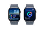 Deux montre Apple Watch série 11 sur fond blanc.