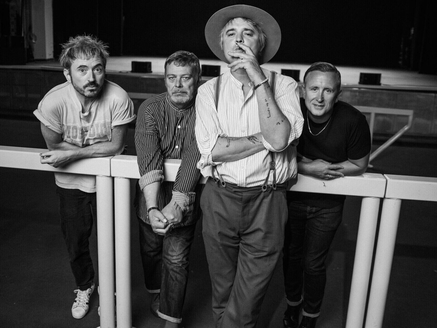 Le groupe de Pete Doherty, Babyshambles en 2026.