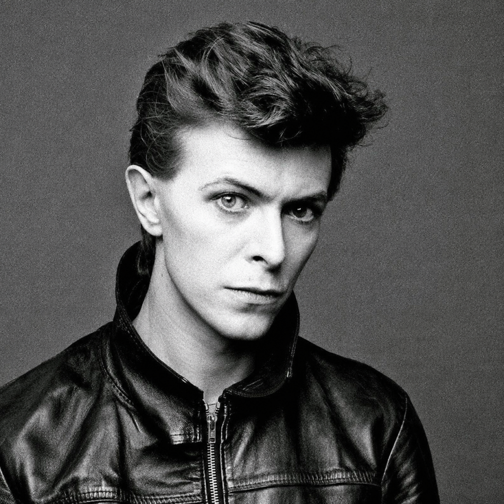David Bowie, réinterprétation visuelle inspirée de la pochette de l’album “Heroes”.