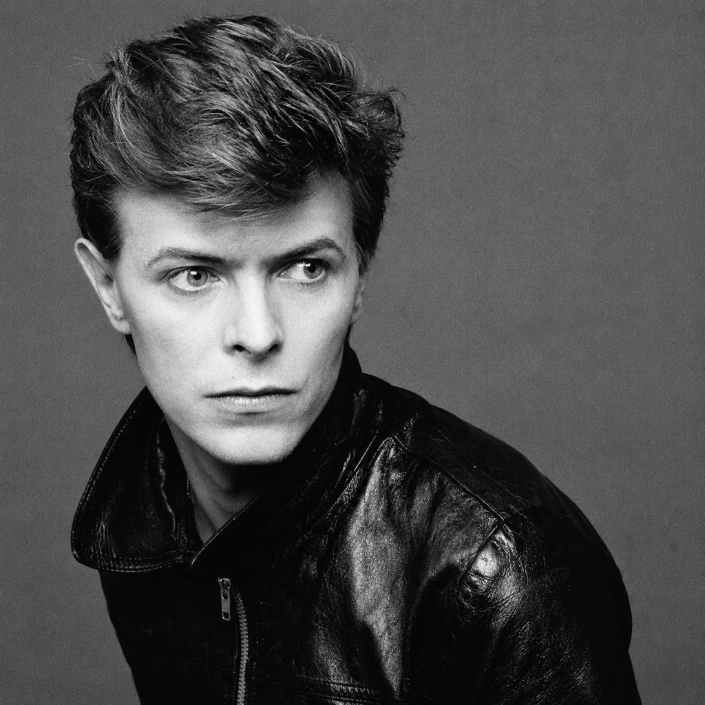 David Bowie, réinterprétation visuelle inspirée de la pochette de l’album “Heroes”.
