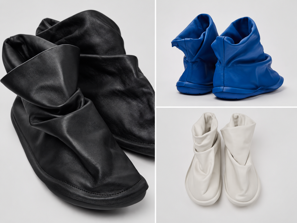 Camper x Issey Miyake : les bottines Peu Form homme