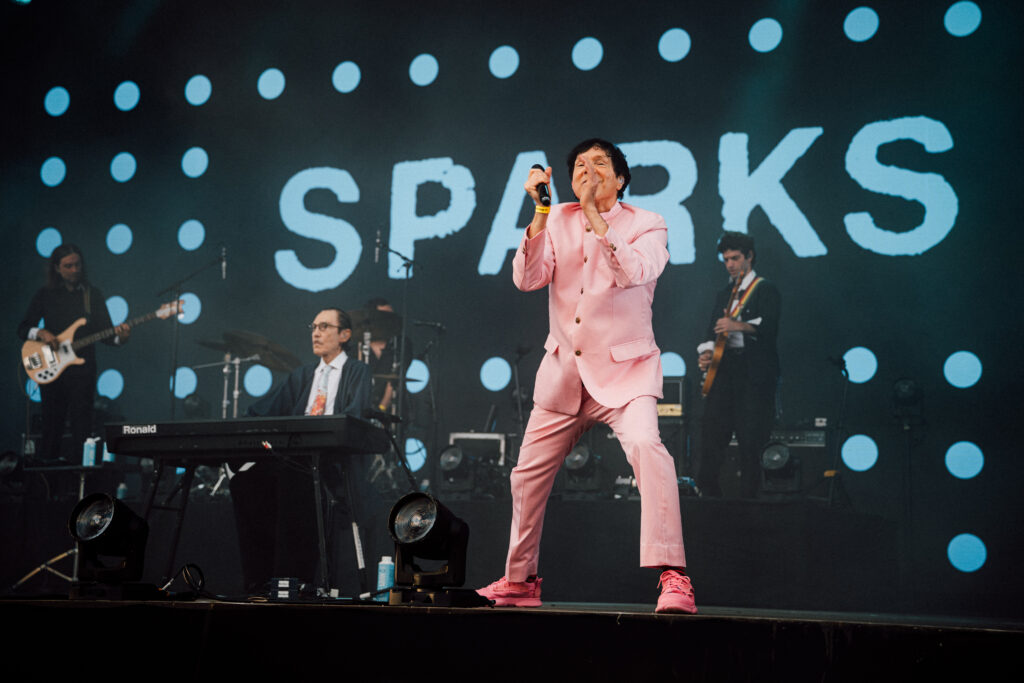 Mael et Ron Russel des Sparks au Festival Rock en Seine le 28 août 2026 à Paris.