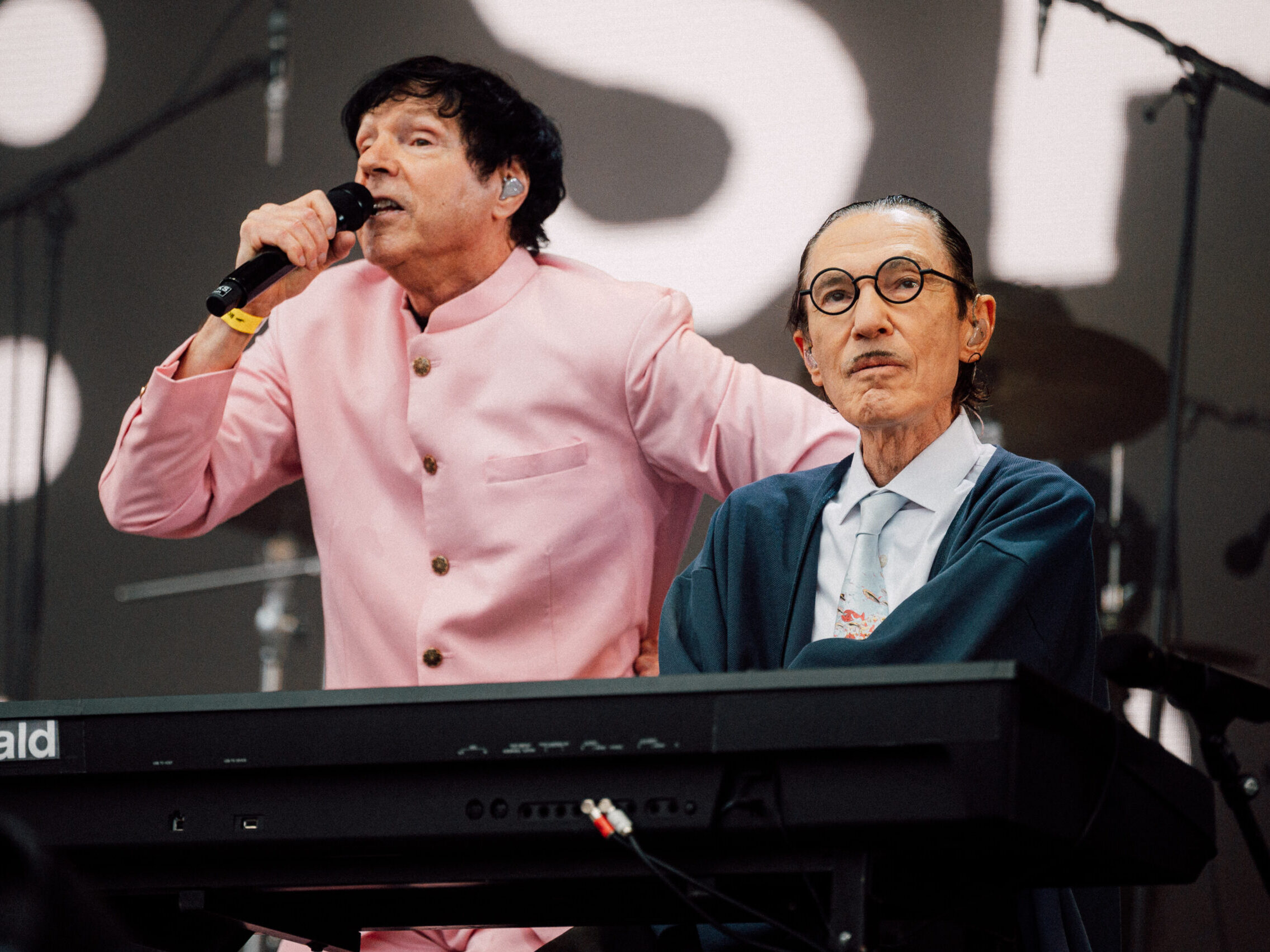 Mael et Ron Russel des Sparks au Festival Rock en Seine le 28 août 2026 à Paris.